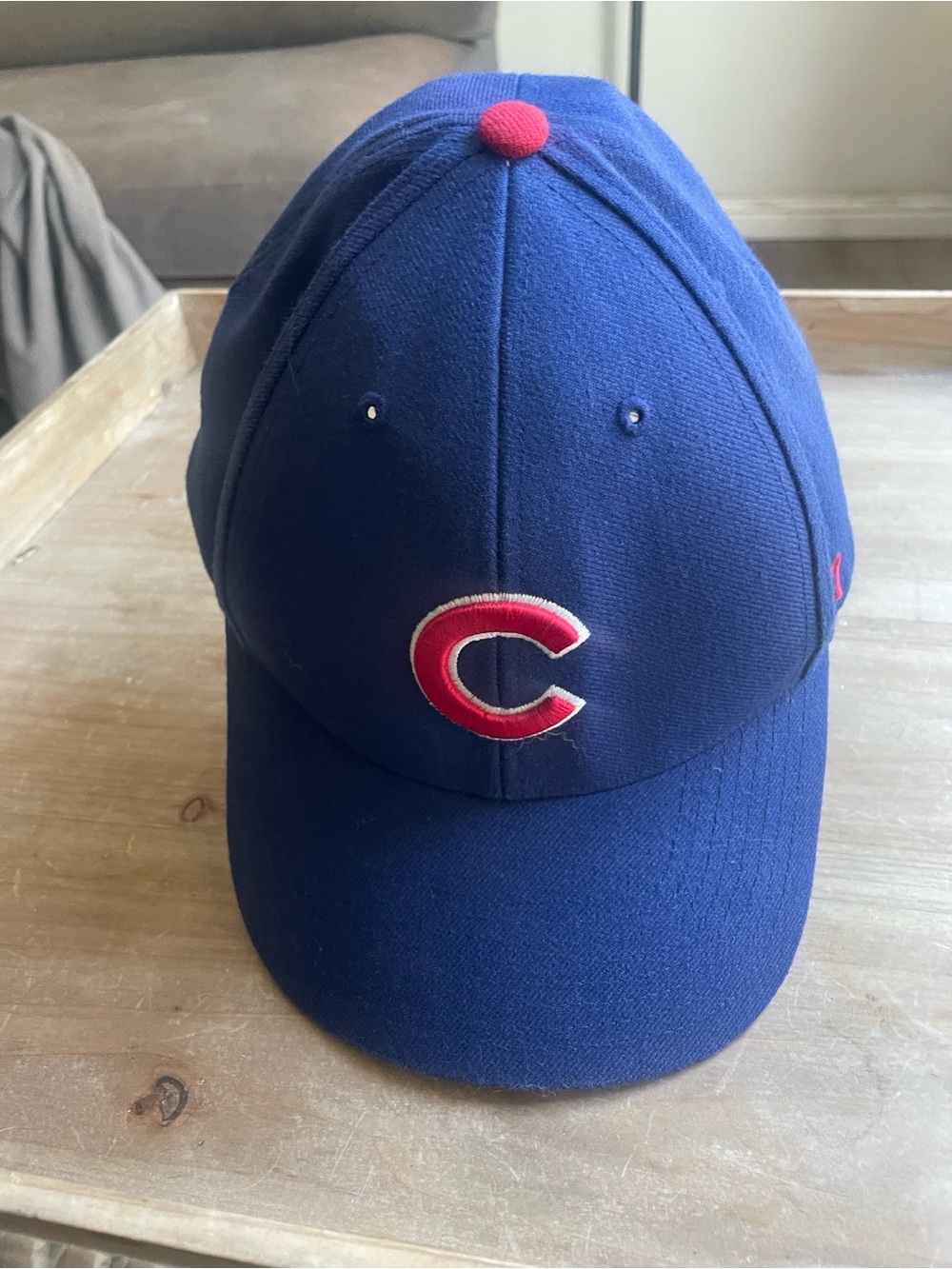 Genuine Merchandise  Chicago Bears Navy Cap with Red and White Logo